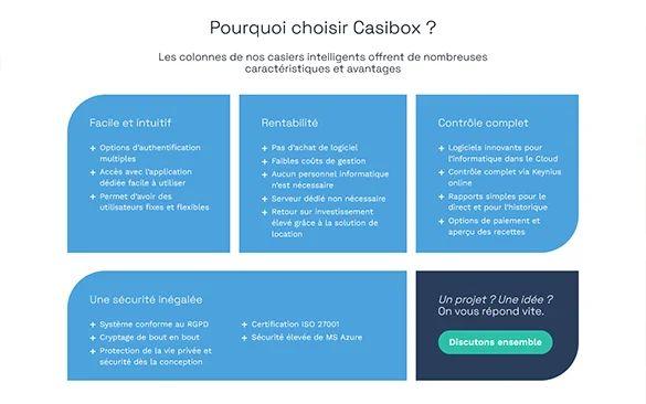 Création site internet : Casibox