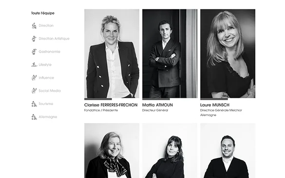 Refonte site web : Agence Melchior