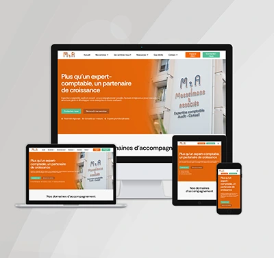 Création site internet expert-comptable : Cabinet Mosselmans