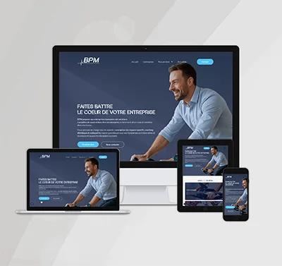 Création site web : BPM Santé Sport