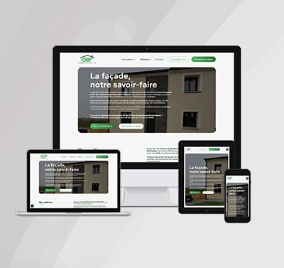 Création site web entreprise de ravalement : Entreprise AER
